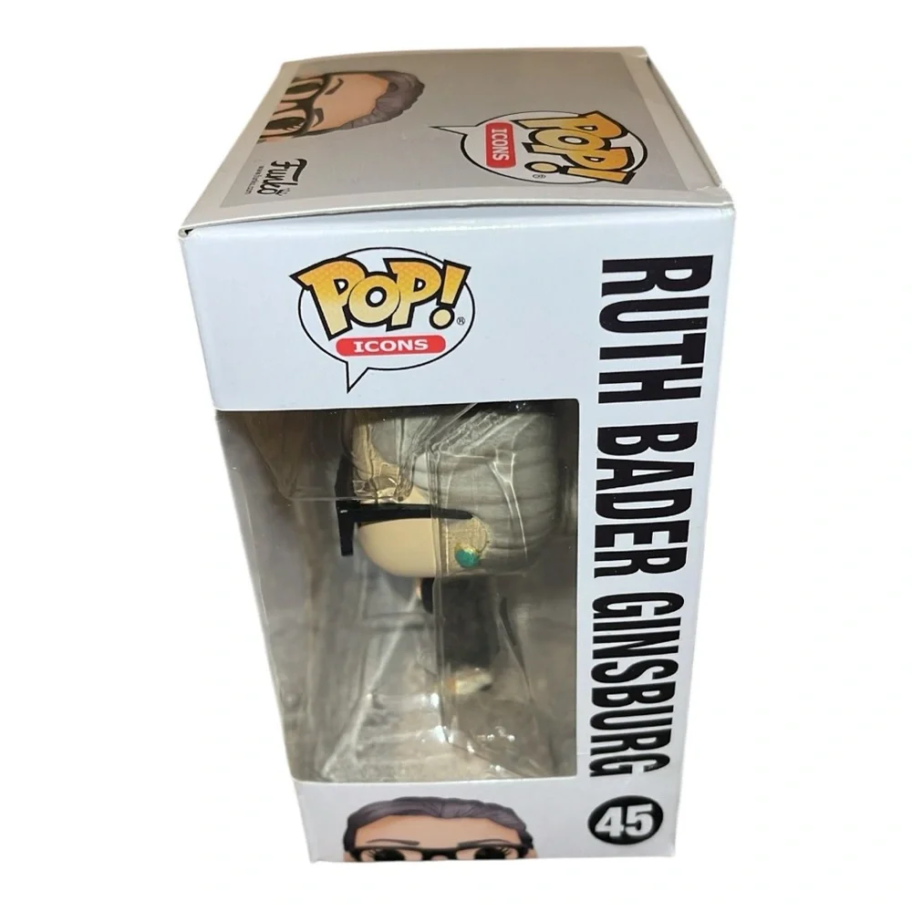 Funko Pop Icons Ruth Bader Ginsburg #45 American History RBG Figure
